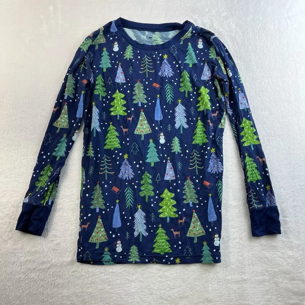 Little Sleepies‎ 12 / 14 Merry & Bright Pajamas Holiday Bamboo Limited Edition